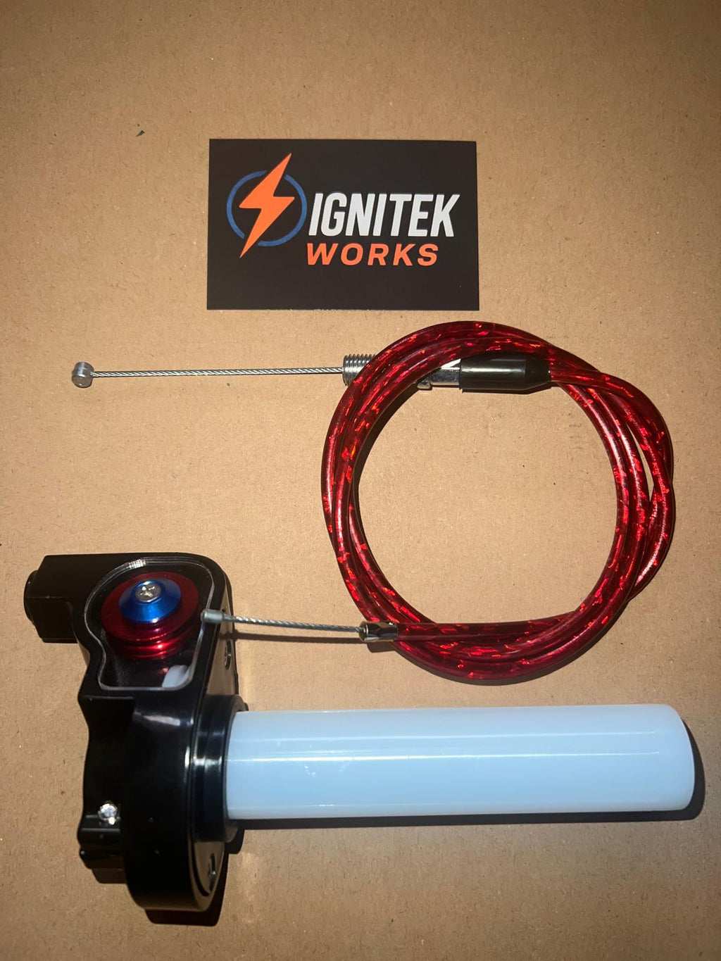 Acelerador rápido con sirga nuevo